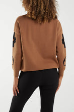 Camel Patterned Jumper