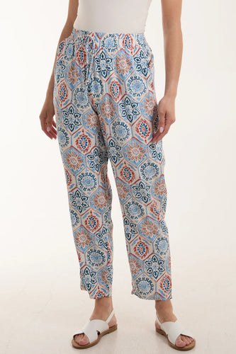 Floral Capri Trousers