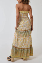 Bandeau Floral Maxi Dress