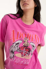 Adored Print Pink T-Shirt