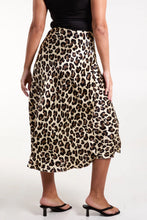 Leopard Print Midi Skirt