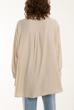 Ruffle Beige Shirt
