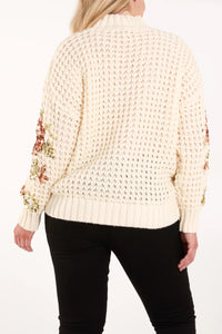 Floral Sequin Jumper