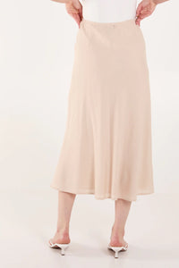 Linen Midi Skirt