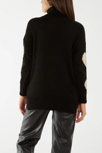 Black Love Heart Jumper