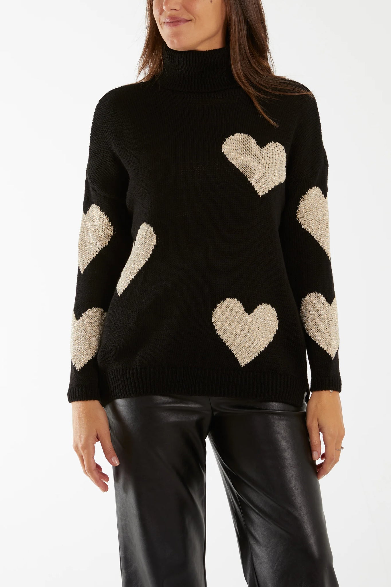 Black love jumper hotsell
