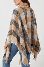 Checked Poncho