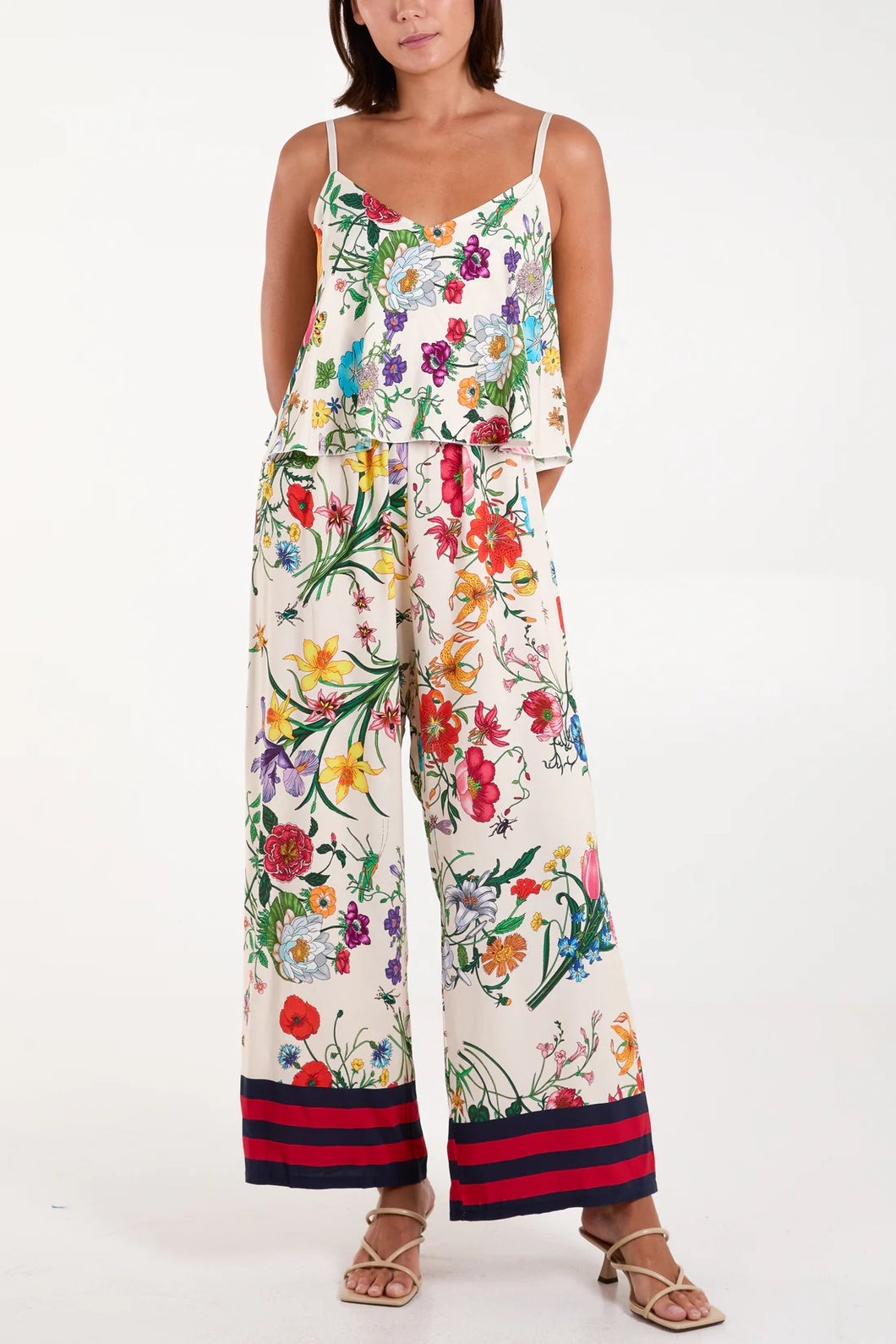 Striking Floral Jumpsuit