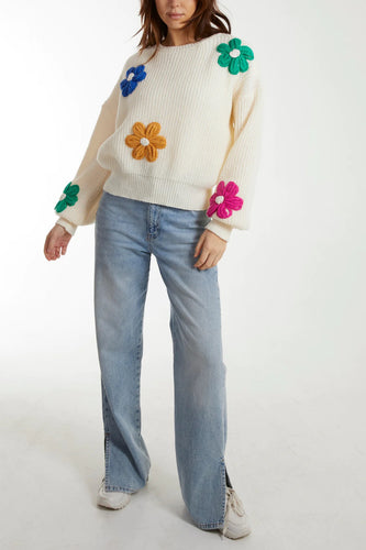 Flower Knit Jumper