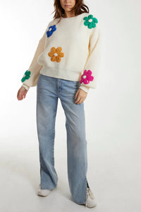 Flower Knit Jumper