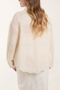 Embroidered Stone Blouse