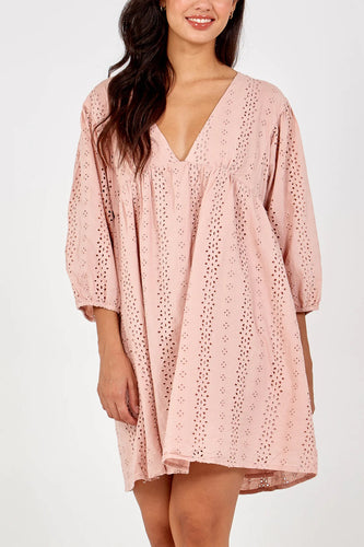 Pink Babydoll Dress