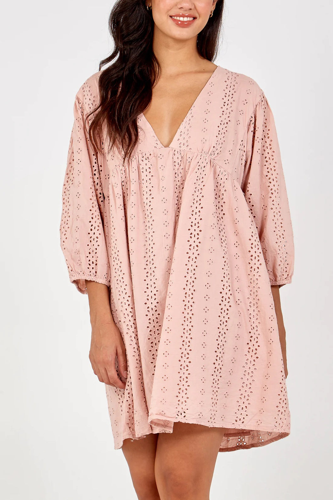 Pink Babydoll Dress