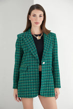 Green Tweed Blazer