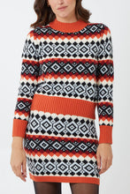 Geometric Knitted Jumper & Skirt Set