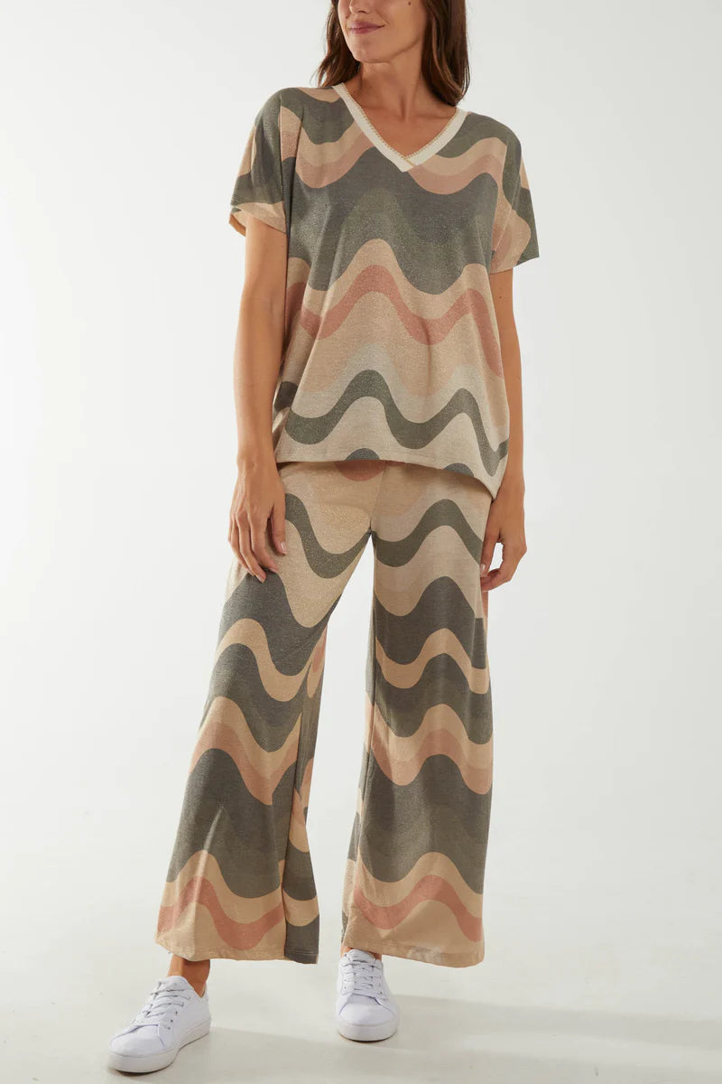 Shimmer Top & Trouser Co-Ord